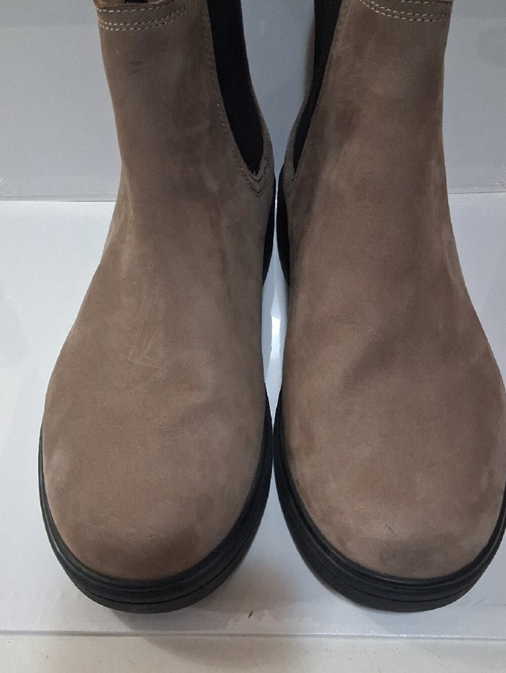 Abeo Women's Chukka Boots in Taupe Size 10 - Picture 2 of 16